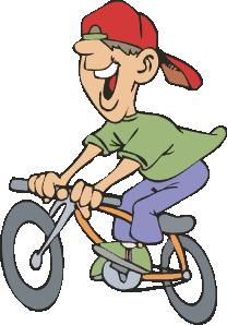 Name the main parts of a bicycle and explain their