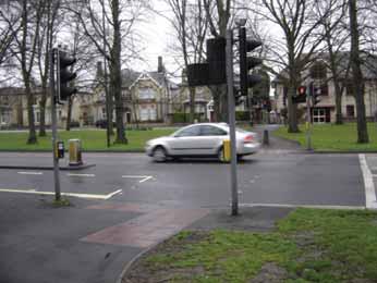 With the introduction of the Puffin crossing as a replacement for Pelicans, the length of time that vehicles are stopped due to pedestrians again is not fixed and depends on the time taken by