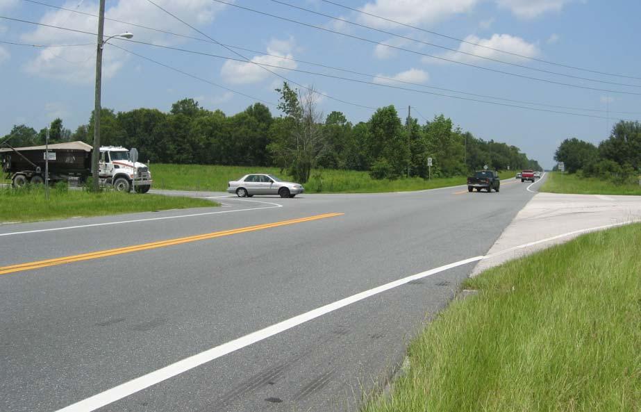 25 A two-lane highway with signalized intersections is a type of facility composed of isolated signalized intersections, and the basic two-lane highway.