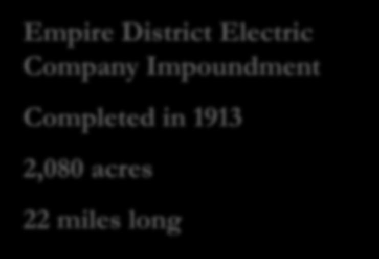 Lake Taneycomo Empire District Electric Company