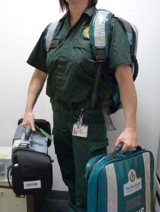 AVOID Carrying the Response Rucksack, Resus pouch,