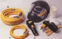 design: In-line adjustment: enefits no catching operator safety wearer comfort simple operation operator acceptance no unintended readjustment Kit consists of: Kolibri full face mask In-line