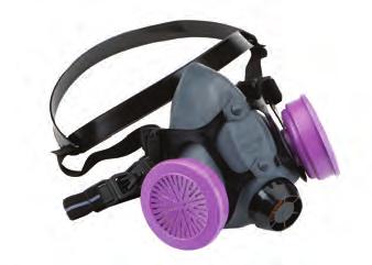REUSABLE AIR PURIFYING RESPIRATORS 760008AW 360000 5580P100 760008A 3000 Series Half Mask Silicone facepiece construction is lightweight and durable Head harness designed to reduce facepiece slippage