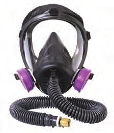 connection to allow full movement Low-profile connectors for use under welding helmet or faceshields For use with portable ambient air pumps as well as with compressed breathable air NIOSH approved