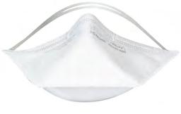 HC-NB095 Flatfold N95 Disposable Respirators Basic protection against non-toxic dust, pollen, mold and dander Nose clip incorporated into mask for ease in fitting and no exposed metal parts One