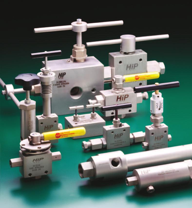 High Equipment Specialty Valves High Equipment Company produces many valves engineered for specific requirements and operating conditions.