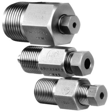 High Equipment dapters: Female to Male complete range of adapters is offered for flexibility in going from tube to tube and from tube to pipe.