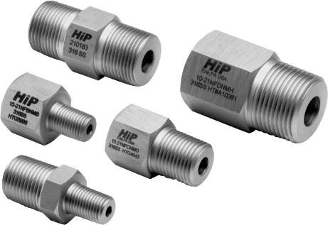 NPT Fittings complete line of couplings and adapters with NPT threaded connections are now available. These fittings feature 6 cold-worked stainless steel construction, with other materials available.