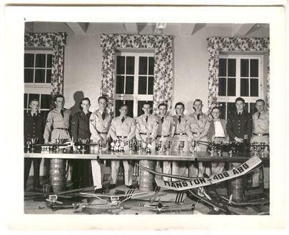 May 1954: First place winners at the USAFE contest, Wiesbaden, Germany.