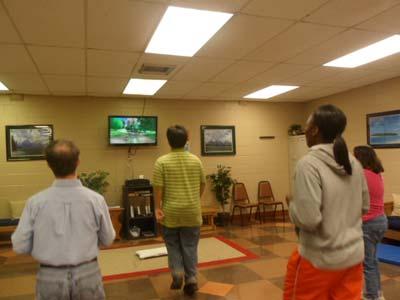 the Wii. These games allow the participants to see the balance between fun and staying physically active.