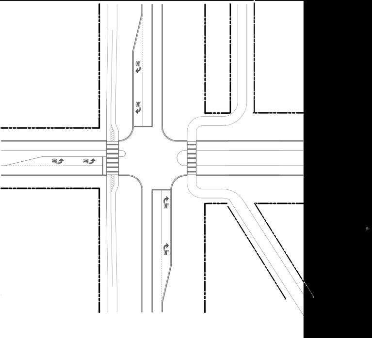 Crossing Treatments Methodology Page 20 of 22 Shared Use Paths Crossings of Side Streets at Intersections Where a shared use path crosses a side street within the functional area of an intersection,