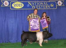 Black Onyx Bred by: Lettow Show Pigs Exhibitor: Alex