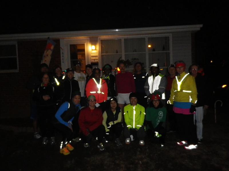 Club Events!! Holiday Lights Run! Once again, Ginny Fromel organized and hosted a beautiful holiday run through the holiday lights in New Carrolton!