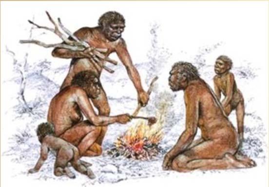 ~ 1.9 million.4 million ybp First Homo to leave Africa, in Eurasia ~ 1.8 million ybp Pyro-hunter-gatherer-tool maker Primitive stone tools, fire, vocalization, rafts?