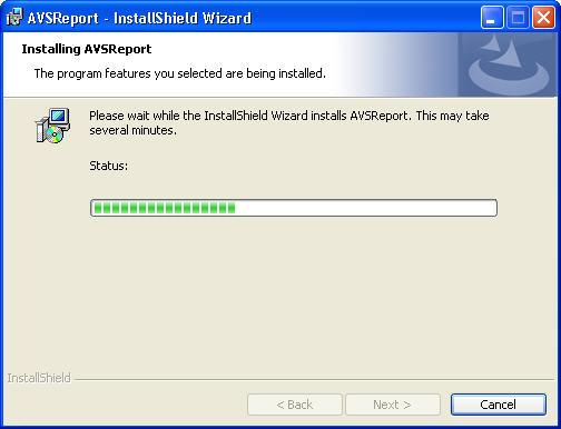 4. This screen will appear as the installation is in process. 5. This screen will be displayed briefly just before the Installshield Wizard is complete. 6.
