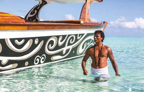 POLYNESIAN TOUR via Outrigger Canoe Activity description: Herenui is one of the most remarkable guides in Bora Bora, proud of his culture and its traditions.