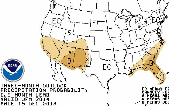 What is the official word from the Climate Prediction Center?