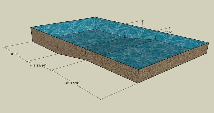 methods available in Kwabeng, a simpler interior pool design was determined for the final design (Figure 4.4). Figure 4.4 Qualitative Final Design This design has a number of advantages.