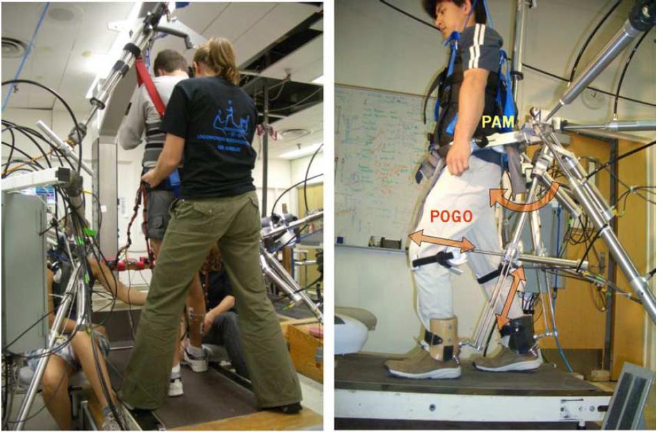 Assist Manipulator (PAM) [6], shown in Figure 11 being used together with the Pneumatically Operated Gait Orthosis (POGO).