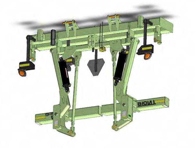 INTRODUCTION 910 nt TOOLBAR The Orthman stacking toolbar is the most compact 3-point mounted toolbar in the Orthman stacker bar line.