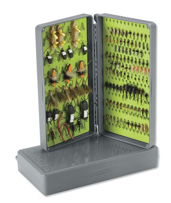 Fastened with just right adjustable sizing closure to size down to 6 or up to 8 wrist. $50 Orvis Tacky Dropper Fly Box The perfect box to organize flies for dropper fishing.