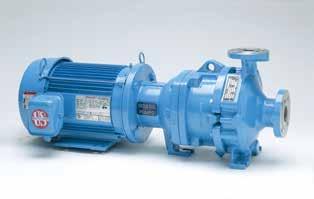 3296 EZMAG Chemical Process Pump Capacities to 700 gpm (160 m3/h) Heads to 620 ft (189 m) Temperatures to 535 F (280 C) Pressures to 275 PSIG Performance Features Extended Pump Life Sealless design