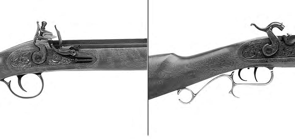 in half-cock position. Set the rear trigger. With the trigger set, carefully turn the adjustment screw clockwise until the trigger mechanism snaps into unset position.
