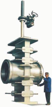 STANDARD DESIGN FEATURES VALVE CONSTRUCTION The body has a characteristic rectangular body-ribbed look, distinguishing it from other gate valves.