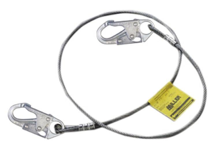 are economical, abrasion resistant and easy to clean /Length Material Harness Anchorage Special Length* Connection Connection Feature Miller HP Positioning and Restraint Lanyards 210TWLS-Z7/6FTGN