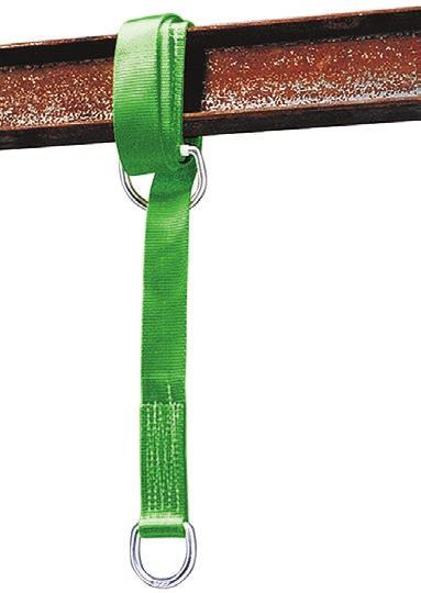 ANCHORAGE CONNECTORS & SYSTEM KITS 8183/6FTGN Miller Cross-Arm Strap Anchorage Connector Designed to wrap around approved I-beams or other structures for a secure attachment point for lanyards and