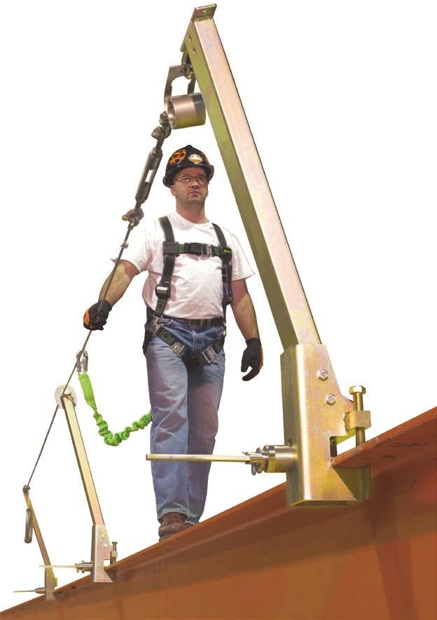 construction Attaches anywhere on the lifeline Lightweight, easy-to-use design with hands-free operation Shock-Absorbing Lanyard (T6111-Z7/30INAFC) 30-inch (0.