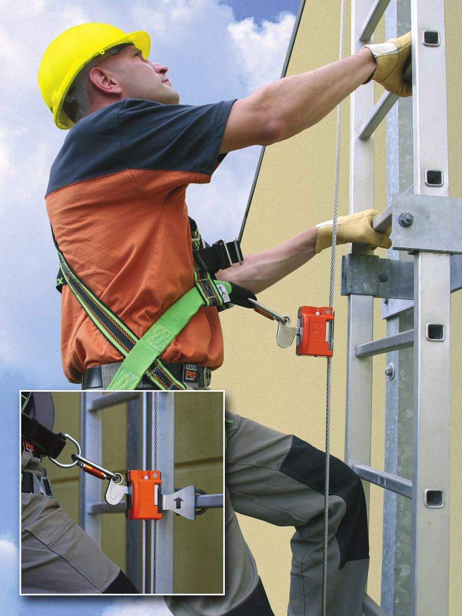 Unique design keeps hands free for climbing Engineered for smooth operation for ascending/descending Durable construction for extended service life Accommodates multiple workers Kits are available in