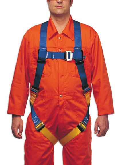 BODY WEAR North Full Body Harnesses Back D-ring For fall arrest applications (CSA class A) Adjustable leg and shoulder straps and sliding chest strap allow