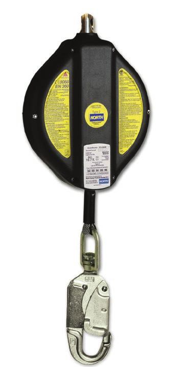 0 m) swivel snap hook with load indicator FP1/304W DuraLite III with Dyneema/polyester webbing and 12 ft. (3.6 m) swivel snap hook with load indicator All connectors include 3,600-lb. gate-strength.
