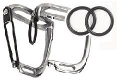 Sufficient sizes and types to fit all team mounts/members. If the team has several sized mounts, there must be a selection of girths, halters, etc to fit the different sizes.