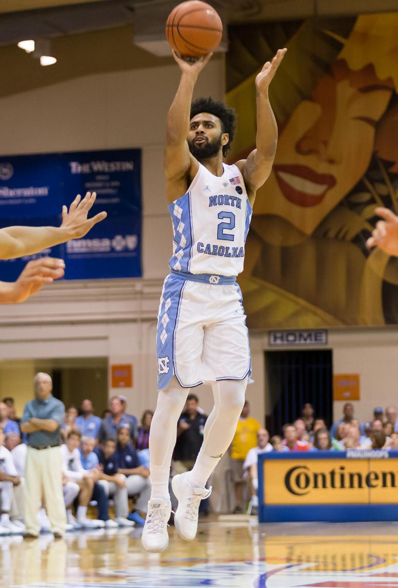 He is the first Tar Heel to have five straight 10+ rebound games in the NCAA Tournament since Antawn Jamison did it six games in a row in the 1997 and 1998 NCAA Tournaments.