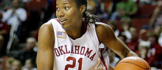 Oklahoma Women s Basketball Game Notes 32 21 Amanda Thompson 6-0 Junior Forward Chicago, Ill. Whitney Young High School Career Single-Game Highs Points............................. 23 Field Goals Made.