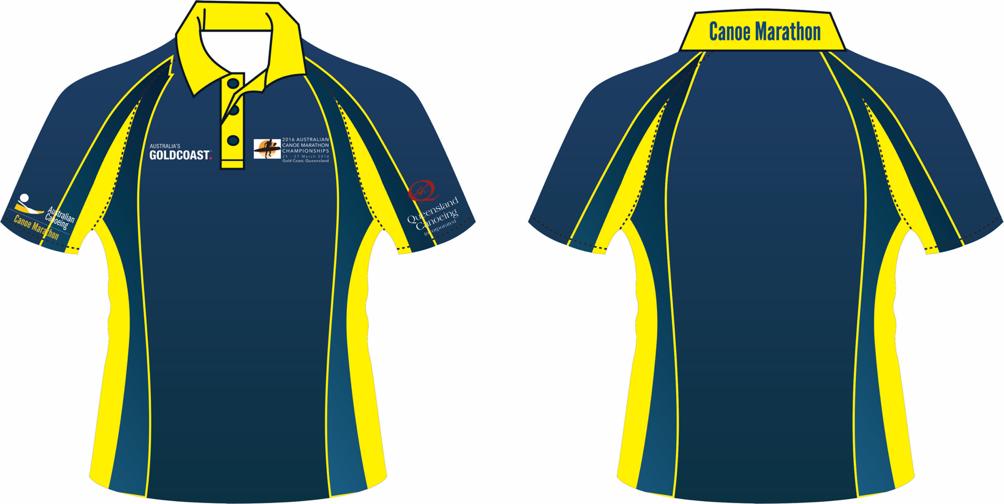 MERCHANDISE 2016 Australian Canoe Marathon Championship Polo shirts are available for purchase and it is recommended that these be pre-purchased on-line to avoid