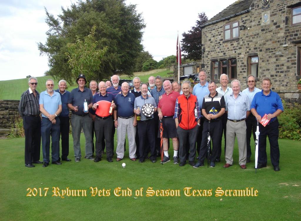Veterans End Season Texas Scramble The Vets had their end of Season Texas Scramble and ended the day with a meal and prize