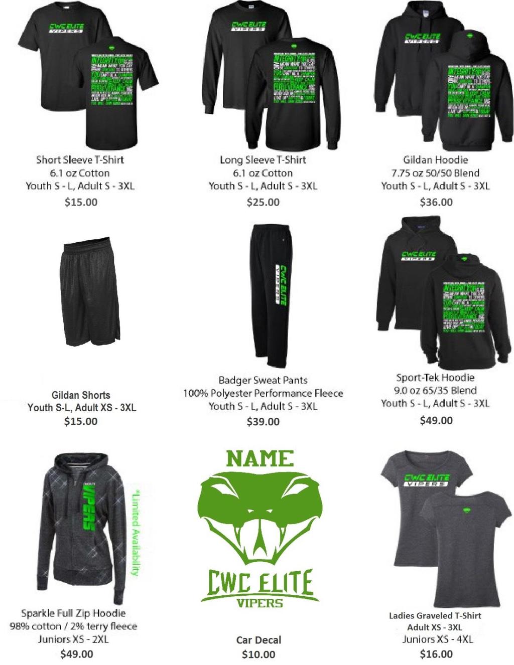 Team Gear Order Forms Orders are placed on the