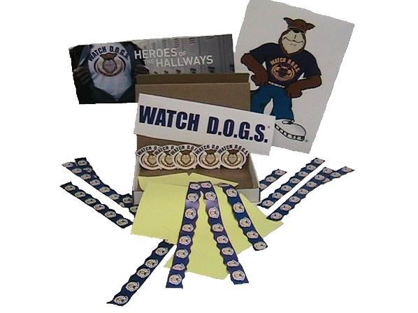 Bulletin Board Kit $36.75 A professional and fun way to promote your program within your school. This kits comes with enough purple WATCH D.O.G.S.