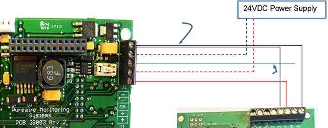 How to Wire the Remote Display Alarm Indicator Ground and shield are tied together.
