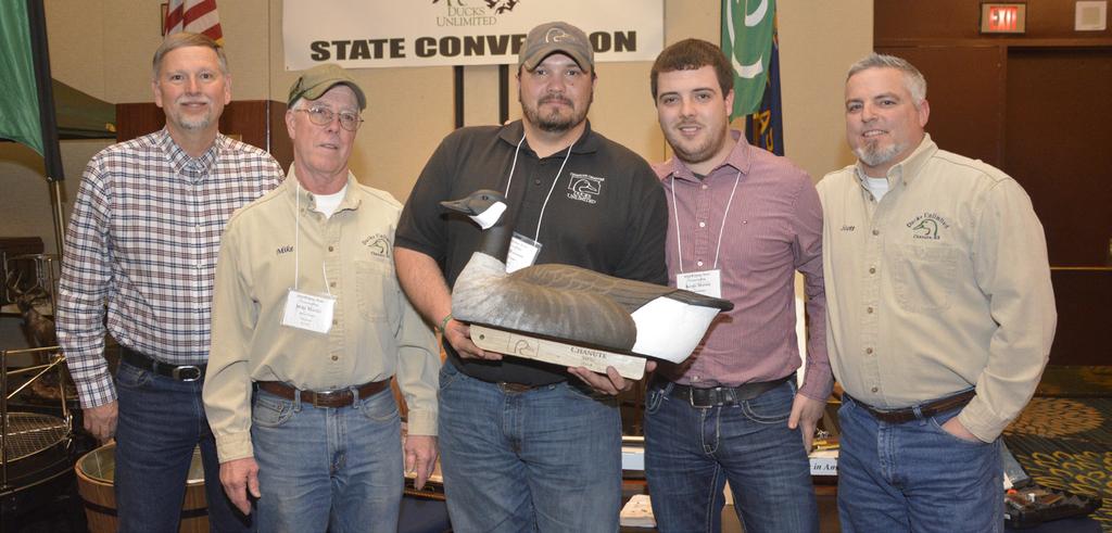 Far Right, the Haysville Chapter, Todd Williams and Josh Ford, were awarded the Pintail