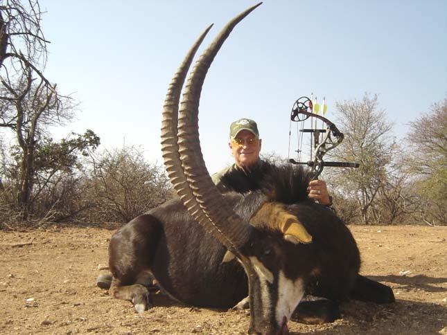 Leonard Grimes from Iowa took a safari late in the dry season with Cape buffalo and Sable as his primary