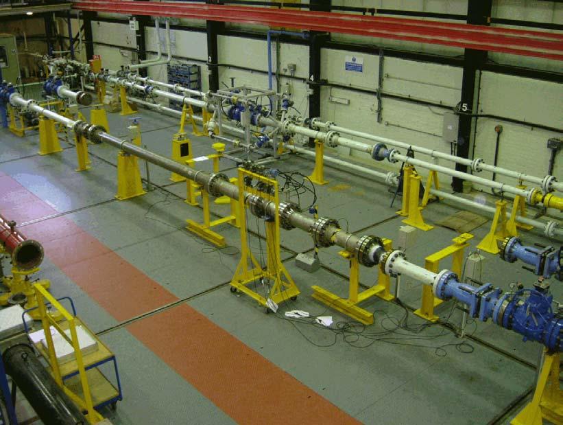 The liquid flow rates used for the wet-gas tests were defined using the Lockhart-Martinelli parameter, a dimensionless