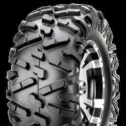 0 20 1,155 25/32 The Maxxis Bighorn is a legend in the ATV and UTV community: The tread pattern and wide footprint give the Bighorn radial tire exceptional traction, and its large shoulder lugs help