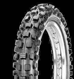 Featuring a tacky compound and a compliant carcass, the EN is designed to grip the gnarly obstacles found on an endurocross