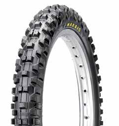 MOTORCYCLE OFF-ROAD Maxxcross SI Maxxcross SM LOAD/ SPEED Developed and tested at the Grand National Cross Country Series, the Maxxis Maxxcross SI s race-proven tire compound delivers excellent