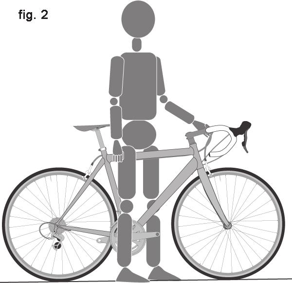 A) STANDOVER HEIGHT 1. Diamond frame bicycles Standover height is the basic element of bike fit.