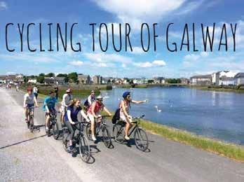 After a cycling tour through the streets and waterways, discovering Galway s hidden gems you are free to enjoy an evening of entertainment, great food and craic in this much celebrated city.